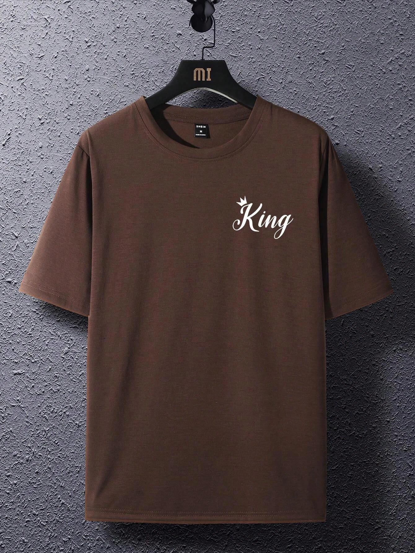 Men Letter Graphic Tee