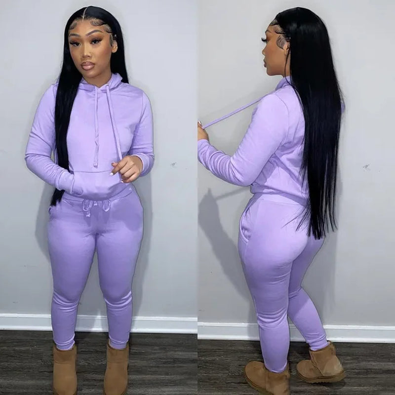 Women's 2-Piece Fall Outfits - Pants and Tracksuits Sweatsuits Set